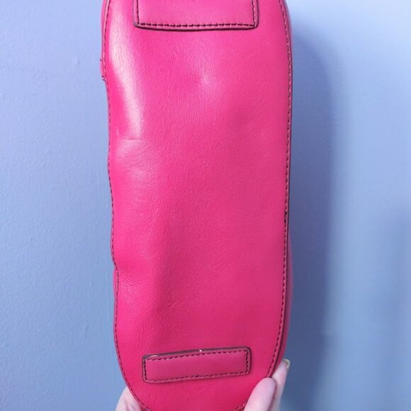 Etienne Aigner Smooth Leather Pink Hobo/Shoulder Bag Scottsdale Collection FLAWS - Picture 8 of 16